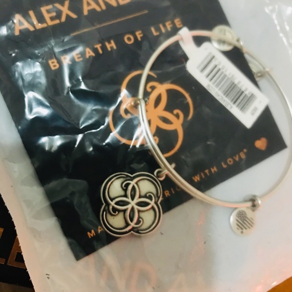 SOLD - Breath of Life Charm Bangle Alex Ani NWT - Picture 2 of 4